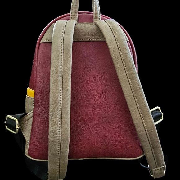 HARRY POTTER RON WEASLEY GRYFFINDOR LEATHER BACKPACK BY LOUNGEFLY - Picture 7 of 16